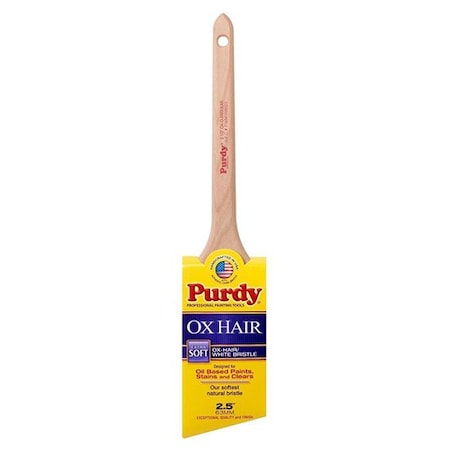 Purdy 2-1/2" Angle Sash Ox Hair Bristle, Paint Brush 144296025